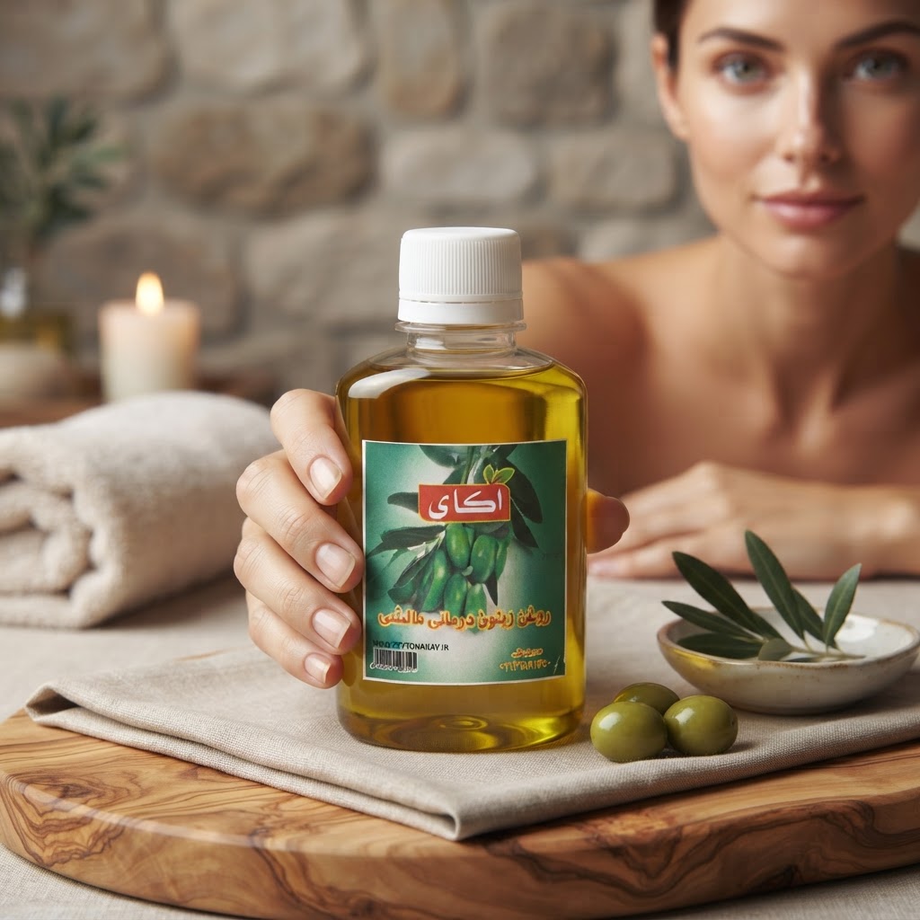 روغن زیتون درمانی مالشی آکای(۶۰سی سی) با ارسال رایگان