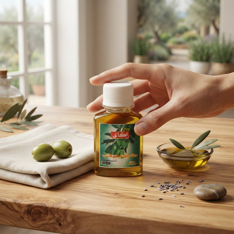 روغن زیتون درمانی مالشی آکای(۶۰سی سی) با ارسال رایگان